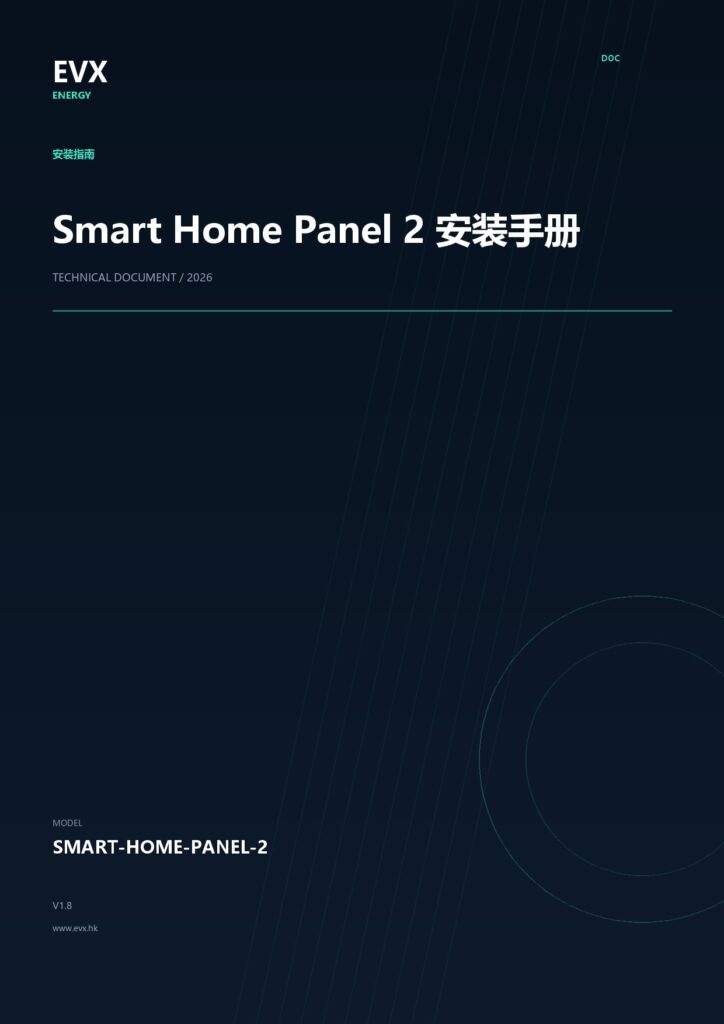 Smart Home Panel 2 安装手册